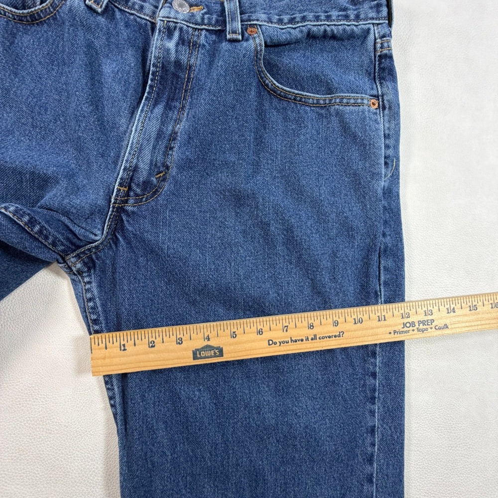 Vintage Levis 550 Relaxed Fit Jeans Mens 34x30 Fits 32 Blue Denim Tapered Retro - Picture 9 of 10